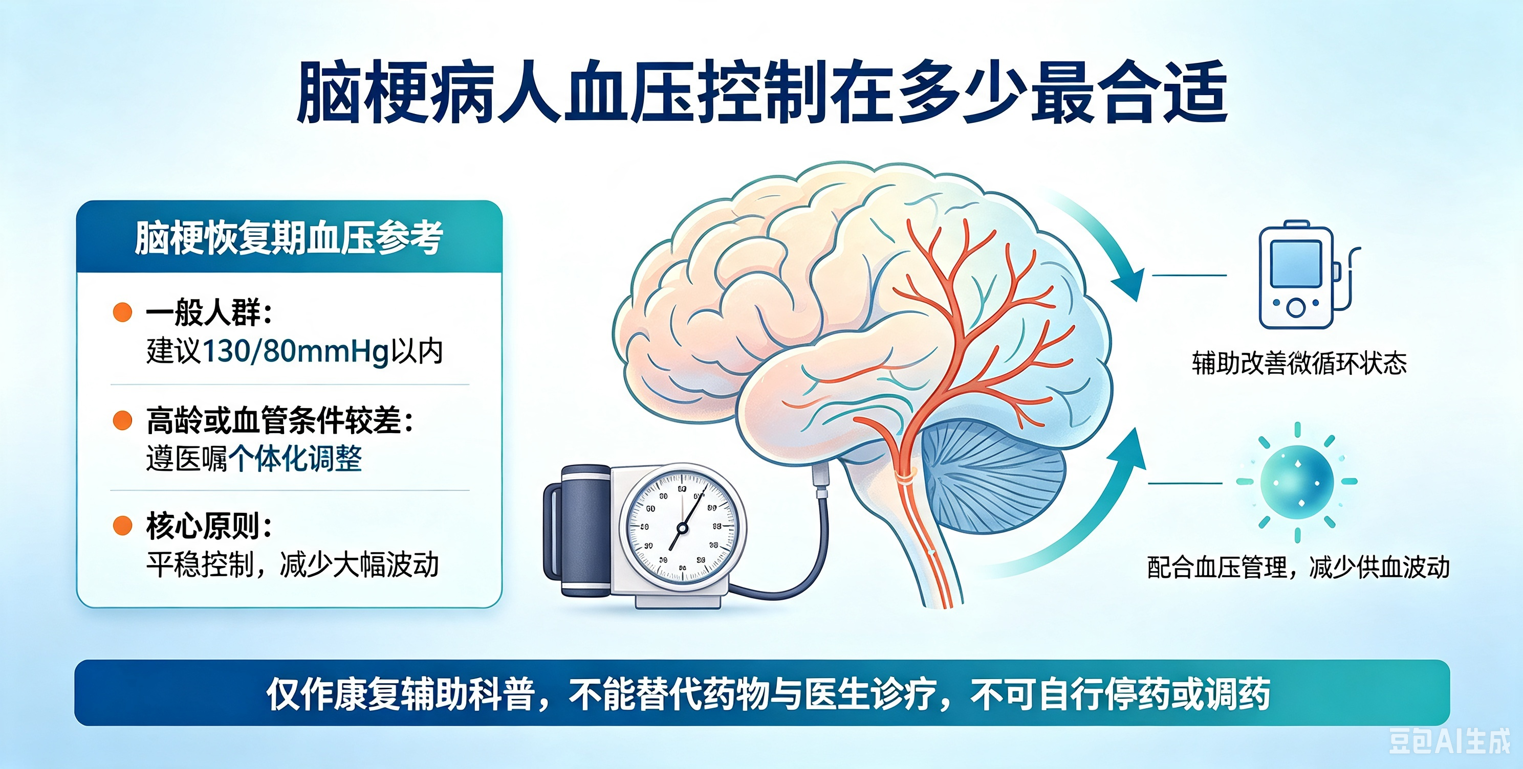 脑梗病人血压控制在多少最合适?