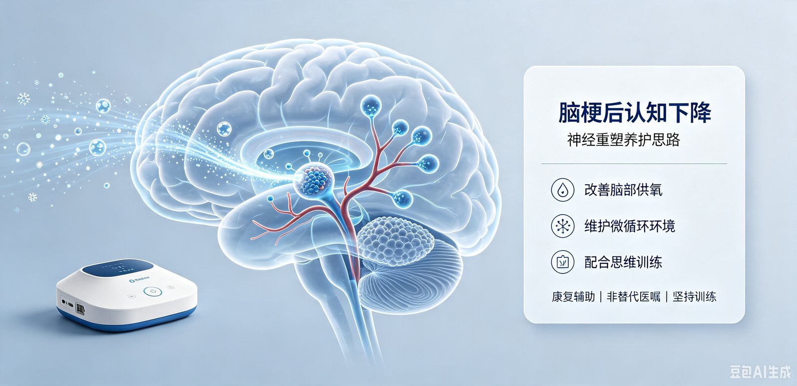 脑梗认知下降、反应慢,如何辅助神经重塑?