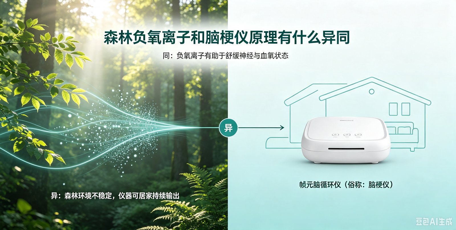 为什么森林空气让人舒服,原理和脑梗仪一样吗?
