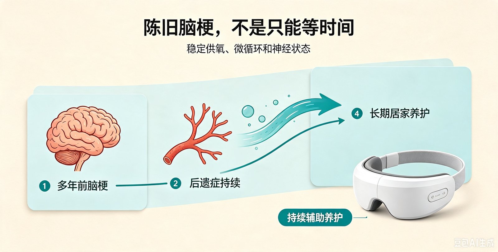 陈旧脑梗、多年后遗症还能用脑梗仪调理吗?