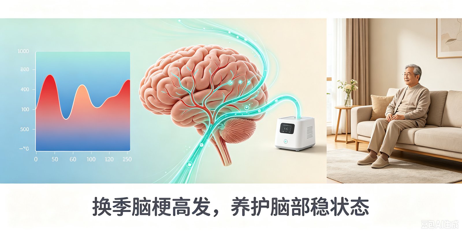换季脑梗高发,如何用负氧氧循环稳定脑部状态?