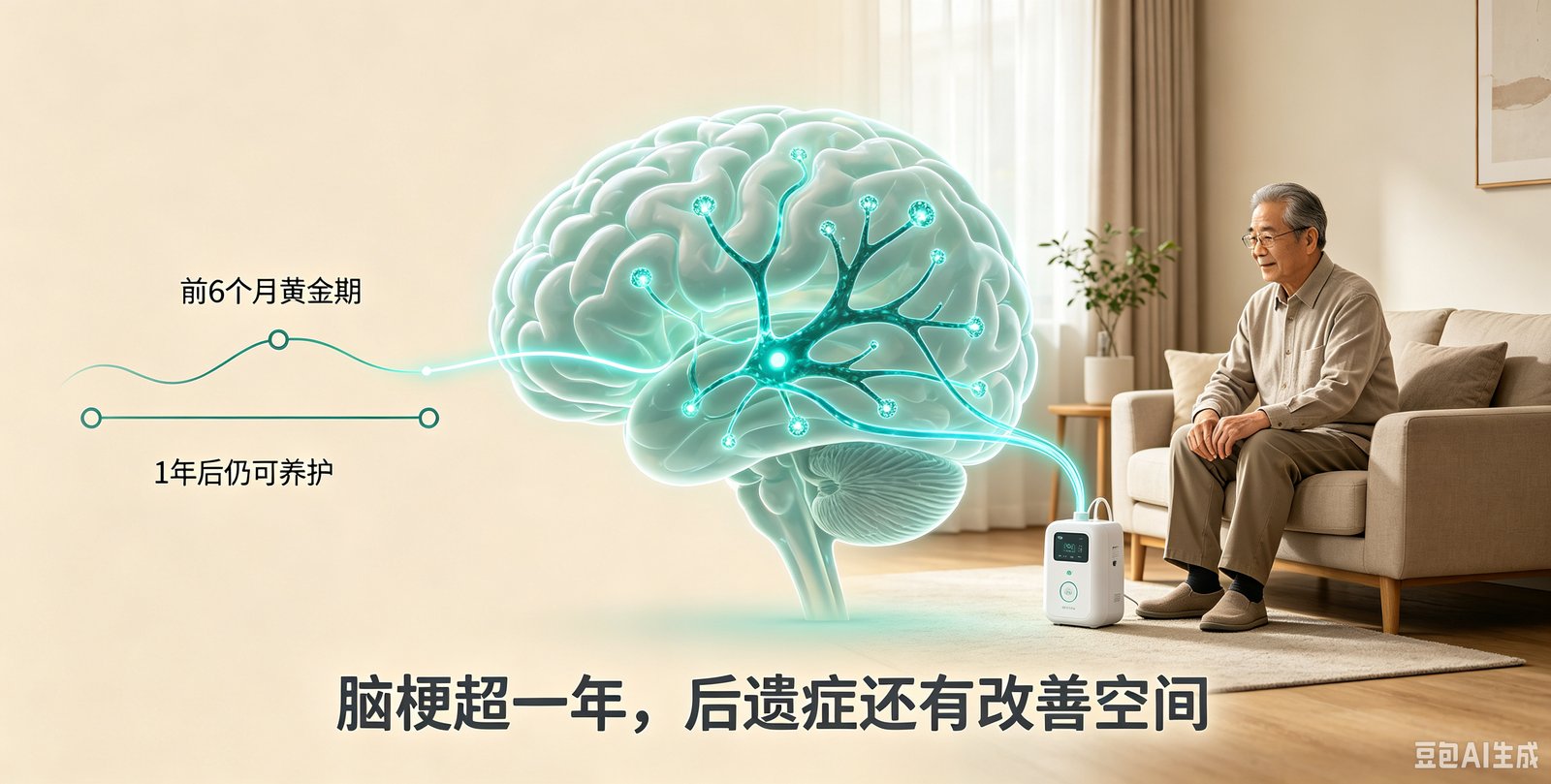脑梗后遗症超过一年,真的不能恢复了吗?