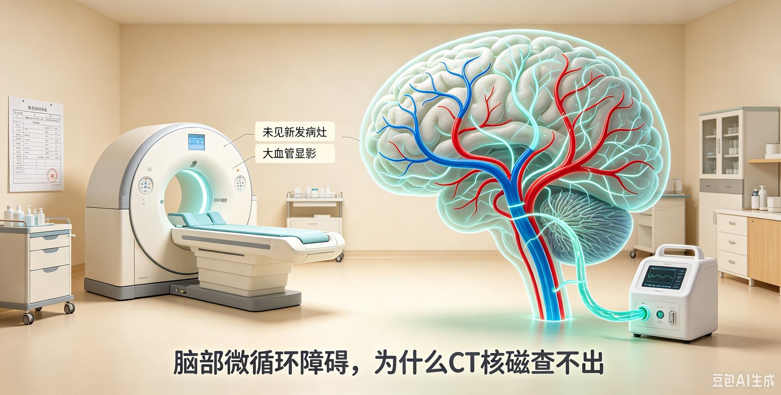 脑部微循环堵塞,CT、核磁为什么查不出来?