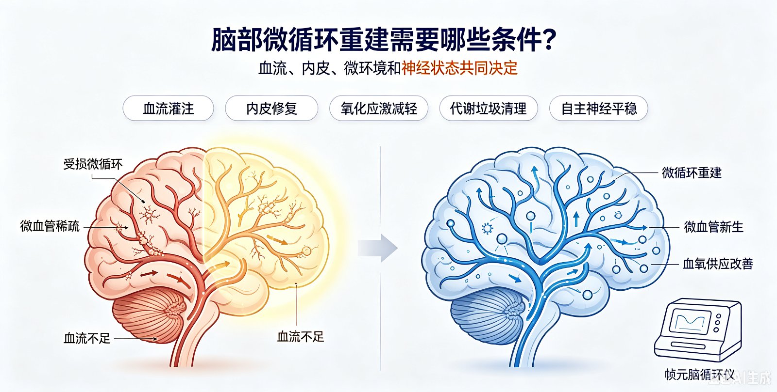 脑部微循环重建需要具备哪些条件?