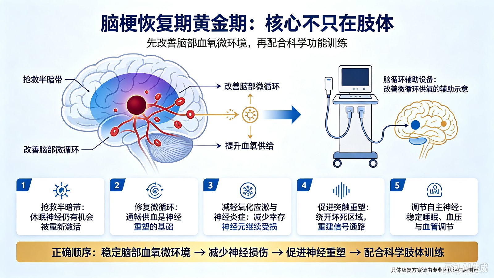 脑梗恢复期黄金期真正核心是什么?